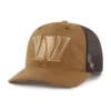 Washington Commanders '47 Gorra de camionero teñida, corte holgado