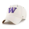 Washington Huskies '47, sin teñir, Gorras Clean Up