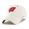 Wisconsin Badgers '47, sin teñir, Gorras Clean Up