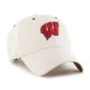 Wisconsin Badgers '47, sin teñir, Gorras Clean Up